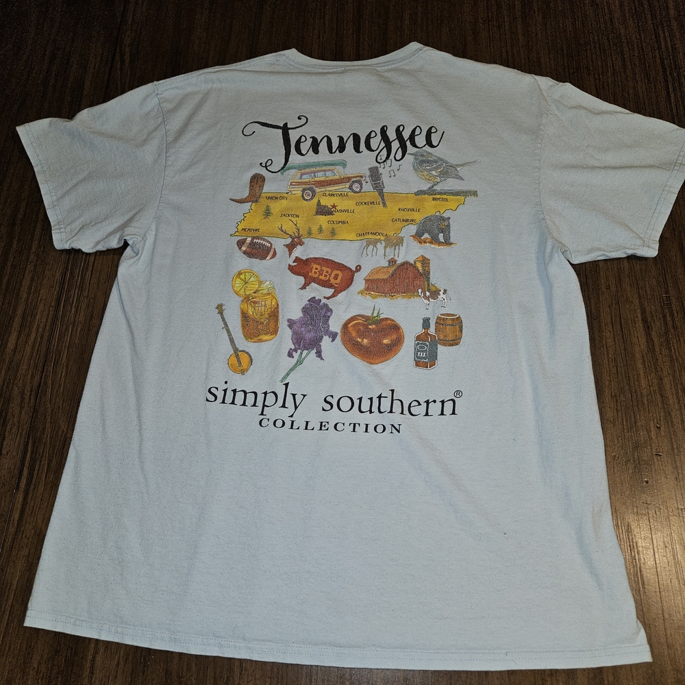 Simply Southern Gray Tennessee Graphic Tee